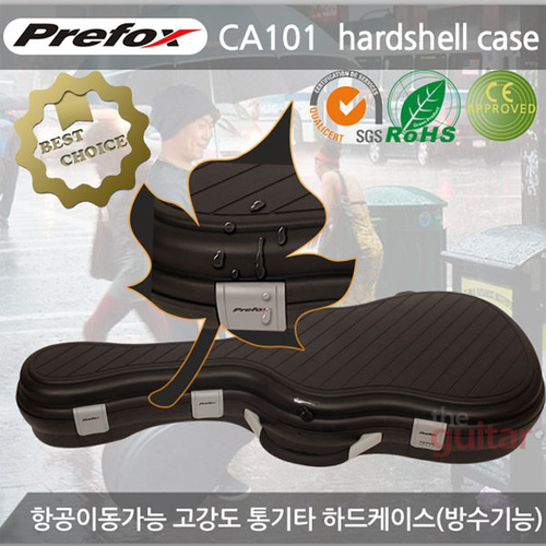 Prefox CA101 Waterproof ABS Hardshell Case 어쿠스틱 기타용 고강도 방수 하드케이스 (41&quot;Dreadnought)