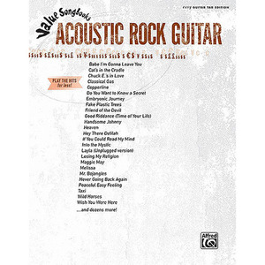 Value Songbooks: Acoustic Rock Guitar