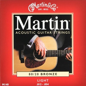 Martin 80/20 Bronze M140 통기타줄(012-054) Light  